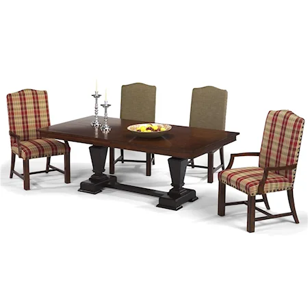 5 Piece Hawthorne Dining Set with Concord Dining Chairs